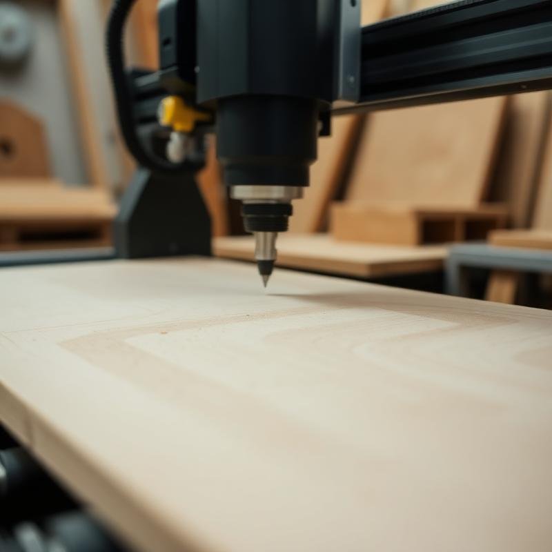 Corte de painéis em máquina CNC